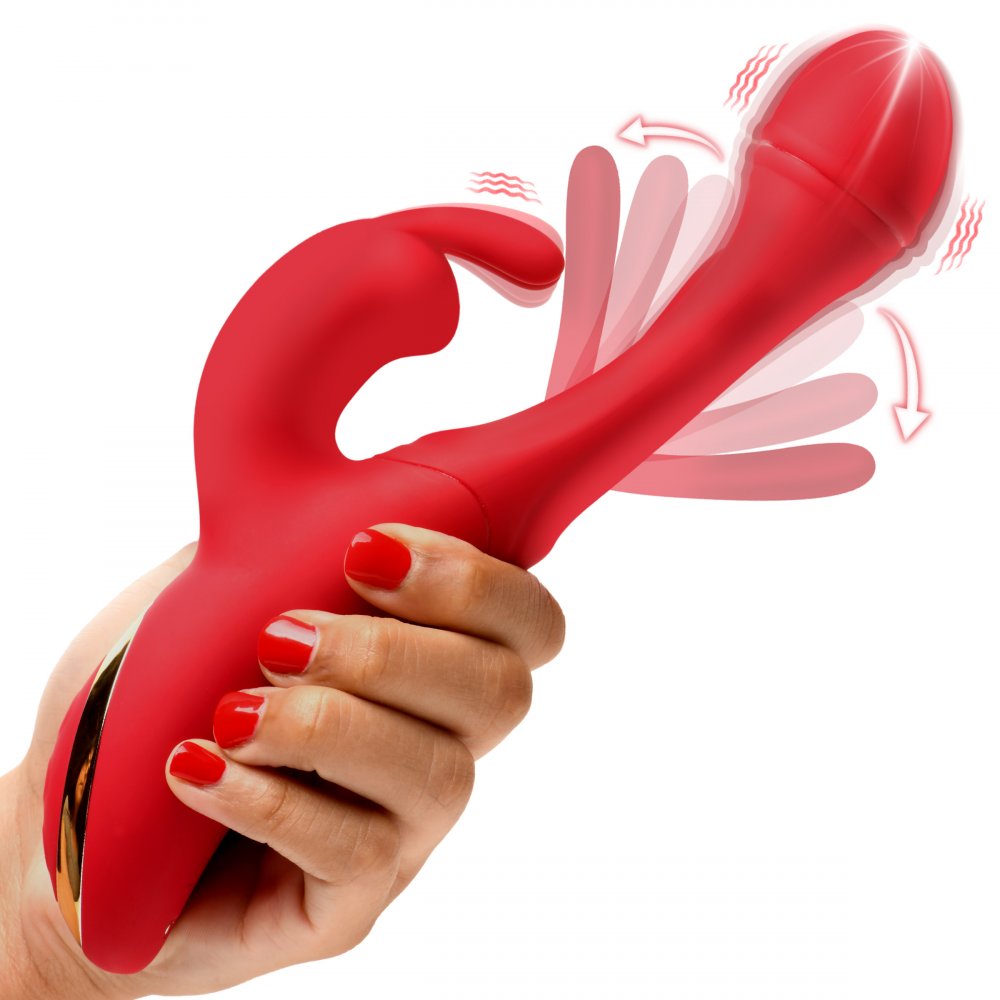 Flicking Silicone Rabbit Vibrator @Erotic_Boudoir Flicking Silicone Rabbit Vibrator @Erotic_Boudoir
