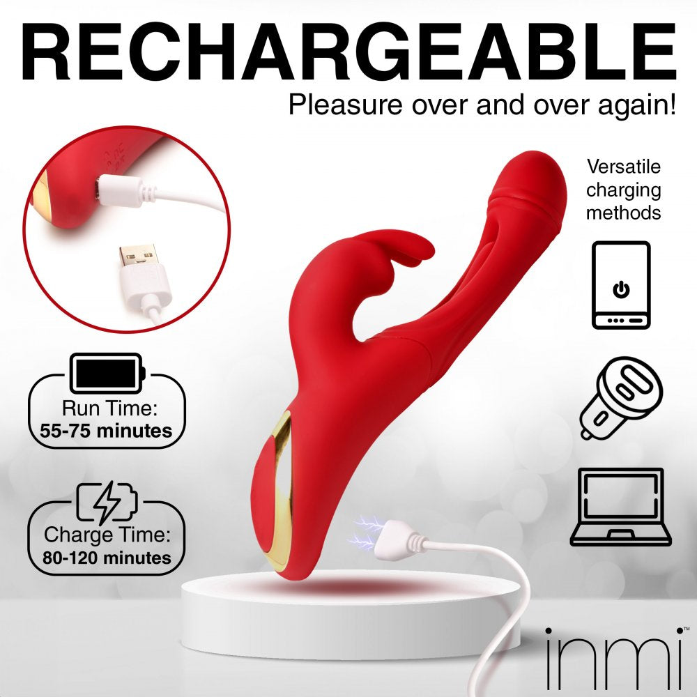Flicking Silicone Rabbit Vibrator @Erotic_Boudoir Flicking Silicone Rabbit Vibrator @Erotic_Boudoir