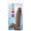Au Naturel Sensa Feel Dildo Chocolate 7"