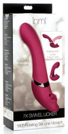 Inmi 7X 180 Degree Rotating Silicone Swivel Licking Vibrator (SHIP ONLY)