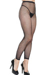 Footless Rhinestone Pantyhose OS